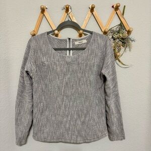 Humanoid Tweed Gray Longsleeve Sweater Size M